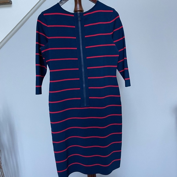 NWOT Pink Tartan Midi Dress - Picture 4 of 10
